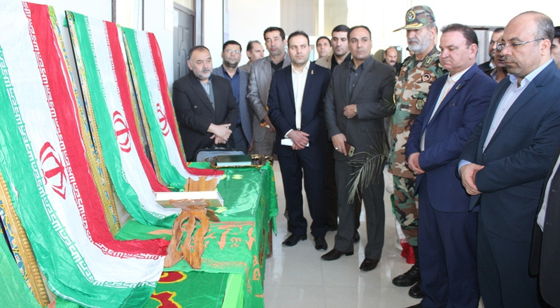 تمثال ۴ شهید دانشگاه علمی کاربردی استان لرستان رونمایی شد