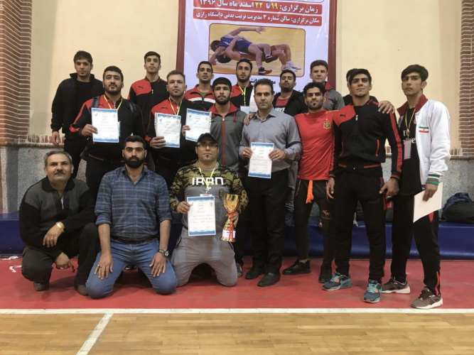 تیم کشتی فرنگی دانشگاه جامع علمی کاربردی استان لرستان، قهرمان مسابقات منطقه ۵ وزارت علوم شد