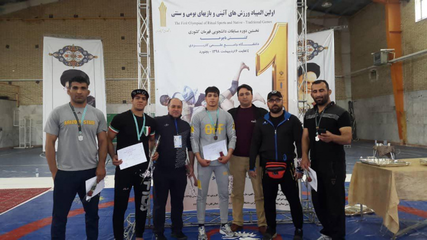 نایب قهرمانی تیم کشتی باچوخه دانشجویان دانشگاه علمی‌کاربردی لرستان در مسابقات قهرمانی کشور