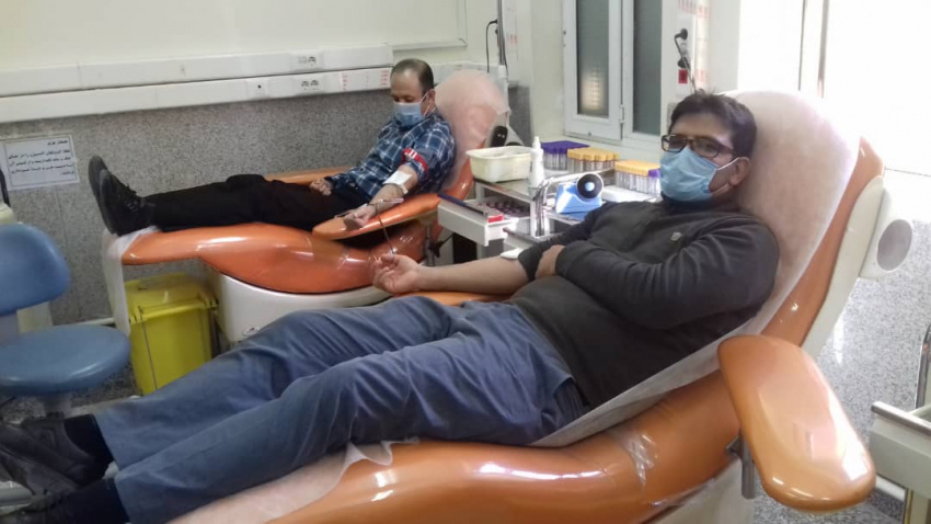 اهدا خون کارکنان دانشگاه علمی کاربردی لرستان