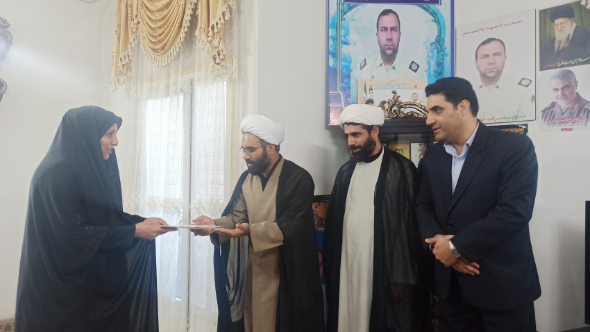 از خانواده شهید&quot;جابر بیرانوند&quot; تجلیل شد